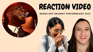 Just Vibes Reactions / Burna Boy Grammy Performance