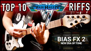 Top 10 Van Halen Guitar Riffs | Using Bias FX 2