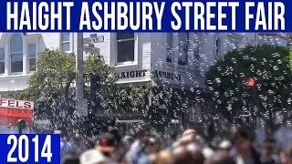 Walklapse through the 37th Haight Ashbury Street Fair 2014 San Francisco