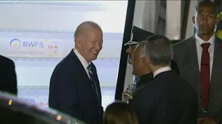 President Biden lands in India for G20 summit