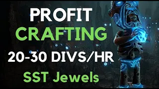 Profit Crafting - SST Large Cluster Jewels (not that good in TOTA)
