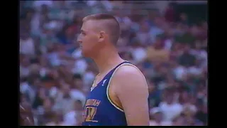 1995-96 Western Conference Semifinals Game 5 Utah Jazz vs San Antonio Spurs Part 1