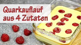 LOW CARB / KETO Quarkauflauf - schnell, proteinreich & ohne Zucker