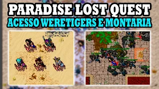 Tibia - Acesso Weretigers, Werecrocodiles, Montaria Foxmouse e novos Trinkets, Paradise Lost Quest