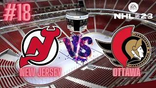 NHL 23 SEZÓNA - NEW JERSEY #18 | NEW JERSEY DEVILS VS OTTAWA SENATORS | PS5