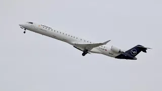 NEW Livery Lufthansa CityLine Bombardier CRJ-900LR D-ACNM departure at Munich Airport