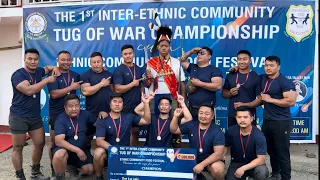 CHAKHESANG Tug Of War Team is CHAMPION of THE 1st INTER-ETHNIC COMMUNITY TUG OF WAR CHAMPIONSHIP