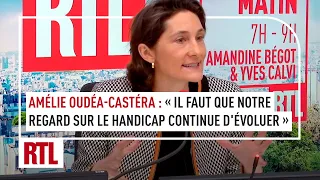Amélie Oudéa-Castéra : "Il faut que notre regard sur le handicap continue d'évoluer" (intégrale)