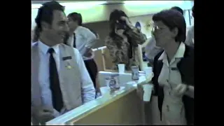 QE2 - Bedroom Stewards & Stewardess  - May 1987 ©John McCoid 2020.