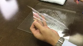 水貼り方法動画（窓クリンフィルム標準・超強力）