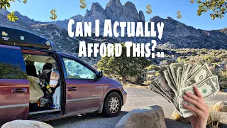 Is VanLife Expensive?! | How much my first month cost living on the road. (Plus NM campground tour.)