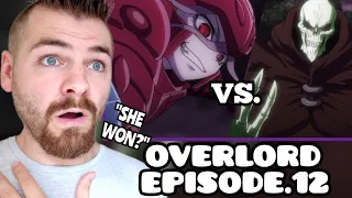 SHALLTEAR IS STRONGER??!!! | OVERLORD - EPISODE 12 | New Anime Fan! | REACTION