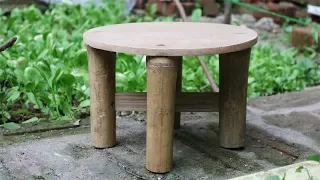 How to make chair bamboo and wood beautiful at home | Bamboo Furniture