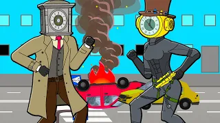 CLOCKWOMAN VS CLOCKMAN! Skibidi Toilets Cartoon Animation