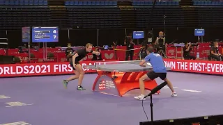 #tabletennis ITTF WTTC2021 MENS SINGLES #HUGO CALDERANO, BRAZIL vs CEDRIC NUYTINCK, BELGIUM