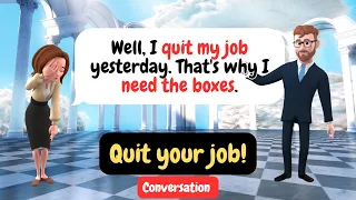 Improve English Speaking Skills Everyday (Quit your job) English Conversation Practice