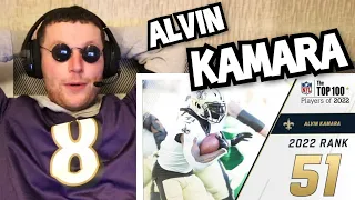 Rugby Player Reacts to ALVIN KAMARA (New Orleans Saints, RB) #51 NFL Top 100 Players in 2022