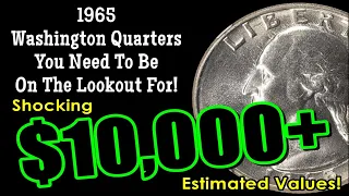 💰SHOCKING COIN NEWS💰 These 1965 Washington Quarters Are Worth A Lot Of Money!