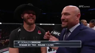 Fight Night Austin: Donald Cerrone Octagon Interview