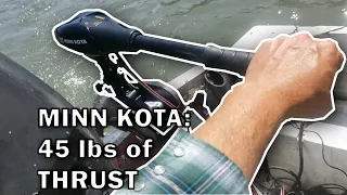 Minn Kota 45 lb Thrust Trolling Motor Review & How to Install to Your Transom!