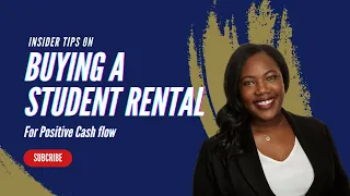 Want To Buy A Student Rental With Positive Cash Flow??