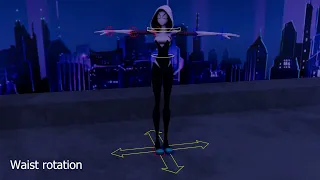 Spider Gwen rig animation test