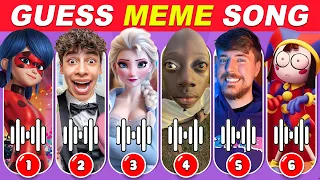 Guess Meme & Who's Singing🎤🎵🔥| Lay Lay, King Ferran, Salish Matter, MrBeast, Skibidi, Tenge Tenge