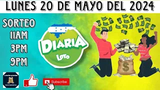 RESULTADOS DIARIA HONDURAS DEL LUNES 20 DE MAYO DEL 2024