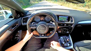 Audi SQ5 I 3.0 TDI 313HP Tiptronic (2014) POV Test Drive & Acceleration 0-100 | 4K