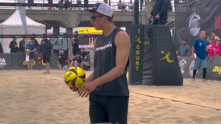 052123 Huntington Beach Open Andy Benesh / Miles Partain play Phil Dalhausser & Avery Drost