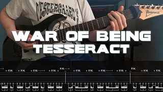 War Of Being - Tesseract (ON-SCREEN TABS) (BRAND NEW SONG 2023) (ONE-TAKE COVER)