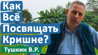 КАК ВСЁ ПОСВЯЩАТЬ КРИШНЕ? • ВАСИЛИЙ ТУШКИН