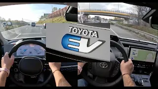 2023 Toyota bZ4X vs Hyundai IONIQ 5 | EV | POV Test Drive | 0-100 | #car #pov #electriccar #toyota