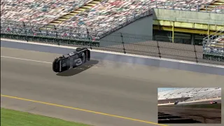 Dale Earnhardt 1989 Daytona Goody's 300 practice crash pictures - NR2003 Reenactment