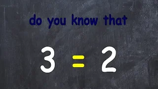 "Prove" 3 = 2 | Can You Spot The Mistake?