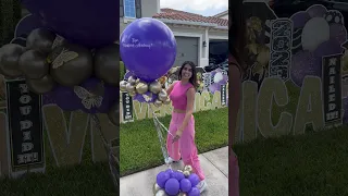 Easy balloon bouquet. Jumbo balloon tutorial. Easy balloon decoration. DIY balloon decoration🎈
