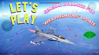 War Thunder - General Dynamics F-16 *New* (Dev Server) "Apex Predators" Gameplay [1440p]