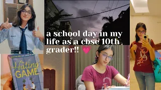 a school day in my life as a cbse 10th grader!! productive study vlog! 🤍