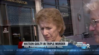 Jury convicts Watson of triple murder