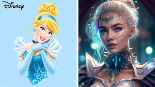 14 Disney Princesses Reimagined As Cyberpunk Girls