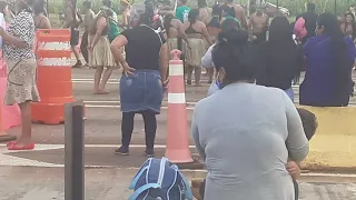 MANIFESTAÇÃO NO PEDÁGIO EM JATAIZINHO,CONTRA O PROJETO DE LEI PL 490.