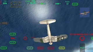 Gunship Sequel WW2 : F4U-1A Mk2 vs A6M2 & G4M1 Instant Dogfight. AI level : Ace