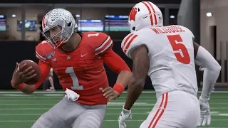 Ohio State Buckeyes vs Wisconsin Badgers Full Game | NCAA College Football Live 12/7 (NCAA 20)