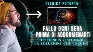 Come RICEVERE dal SUBCONSCIO la SOLUZIONE a QUALSIASI Problema (tecnica potente!)