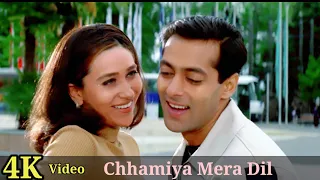 Chhamiya Mera Dil 4K Video Song | Dulhan Hum Le Jayenge | Salman Khan, Karisma Kapoor HD