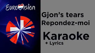 Gjon's tears - Repondez-moi (Karaoke) Switzerland Eurovision 2020