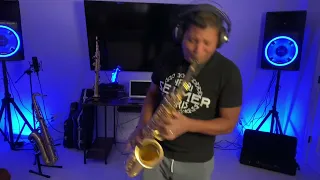 Alto saxophone Europa ( cover ) instrumental !!