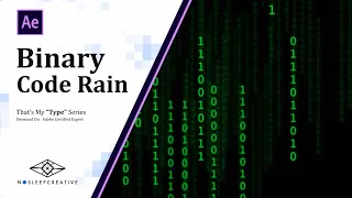 Matrix Binary Raining Code with a single text layer | After Effects Tutorial · Easy