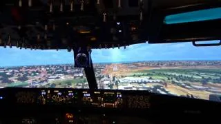 Approach Airport Broome / Australia/ b737-800NG Homecockpit/ Prepar3d V2/ 03.2014/ FullHD