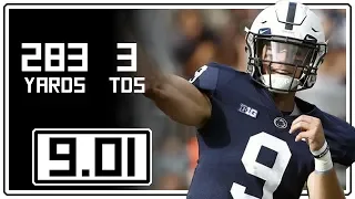 Trace McSorley Full Highlights Penn State vs App State || 9.01.18 || 283 Total Yards, 3 TDs